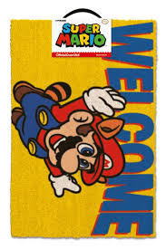 Zerbino Super Mario Welcome Cm 60X40 - Gp85157 Zerbino Super Mario Welcome Cm 60X40 - Gp85157